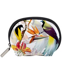 Birds Of Paradise Accessory Pouches (small)  by TKKdesignsCo