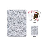 Pattern Background Old Wall Playing Cards (Mini)  Back