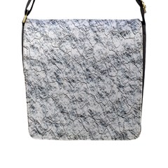 Pattern Background Old Wall Flap Messenger Bag (l) 