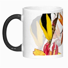 Exotic Birds Of Paradise And Flowers Watercolor Morph Mugs by TKKdesignsCo