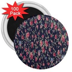 Pattern Flowers Pattern Flowers 3  Magnets (100 Pack) by Celenk