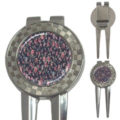 Pattern Flowers Pattern Flowers 3-in-1 Golf Divots by Celenk