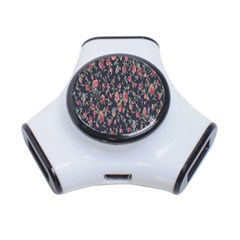 Pattern Flowers Pattern Flowers 3-port Usb Hub by Celenk