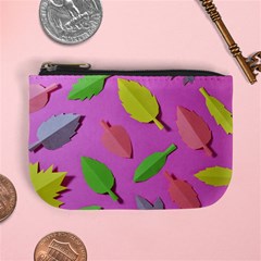 Leaves Autumn Nature Trees Mini Coin Purses by Celenk