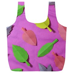 Leaves Autumn Nature Trees Full Print Recycle Bags (l)  by Celenk