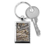 Texture Marble Abstract Pattern Key Chains (Rectangle)  Front