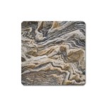 Texture Marble Abstract Pattern Square Magnet Front