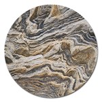 Texture Marble Abstract Pattern Magnet 5  (Round) Front