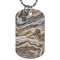 Texture Marble Abstract Pattern Dog Tag (One Side)