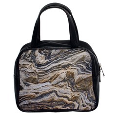 Texture Marble Abstract Pattern Classic Handbags (2 Sides)