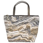 Texture Marble Abstract Pattern Bucket Bags Front