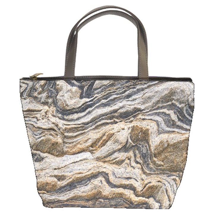 Texture Marble Abstract Pattern Bucket Bags