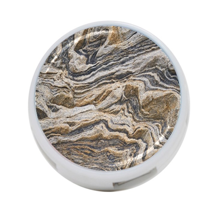 Texture Marble Abstract Pattern 4-Port USB Hub (Two Sides) 