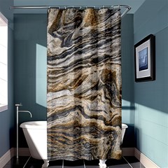 Texture Marble Abstract Pattern Shower Curtain 36  X 72  (stall)  by Celenk