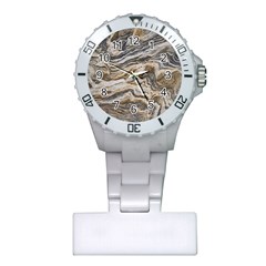 Texture Marble Abstract Pattern Plastic Nurses Watch