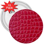 Textile Texture Spotted Fabric 3  Buttons (10 pack)  Front