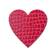 Textile Texture Spotted Fabric Heart Magnet by Celenk