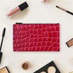 Textile Texture Spotted Fabric Cosmetic Bag (Small)  Front