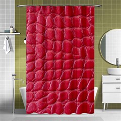 Textile Texture Spotted Fabric Shower Curtain 48  X 72  (small)  by Celenk