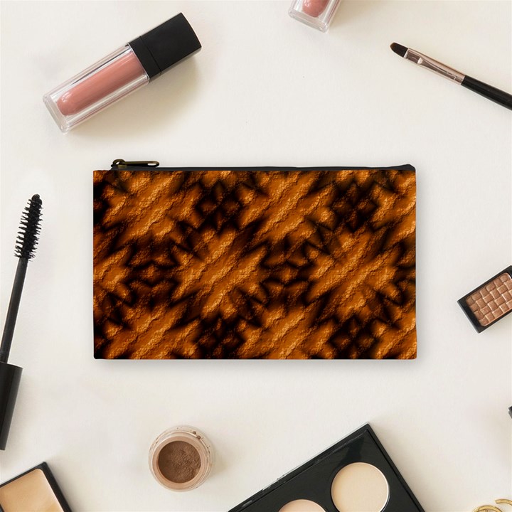 Background Texture Pattern Cosmetic Bag (Small) 