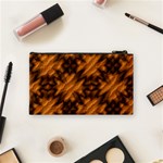 Background Texture Pattern Cosmetic Bag (Small)  Back