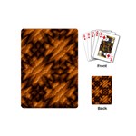 Background Texture Pattern Playing Cards (Mini)  Back