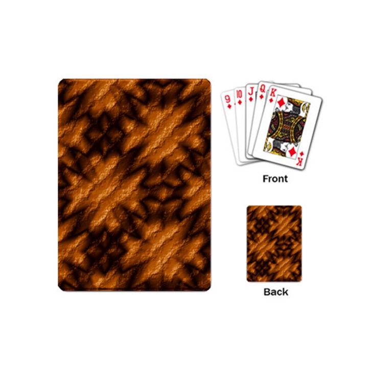 Background Texture Pattern Playing Cards (Mini) 