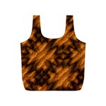 Background Texture Pattern Full Print Recycle Bags (S)  Front