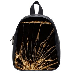 Background Abstract Structure School Bag (small) by Celenk