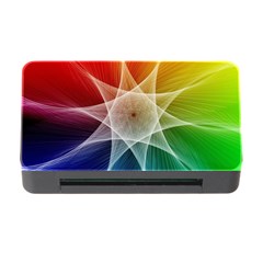 Abstract Star Pattern Structure Memory Card Reader With Cf by Celenk