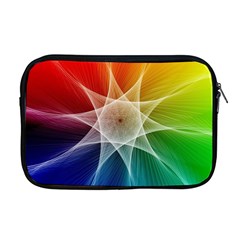 Abstract Star Pattern Structure Apple Macbook Pro 17  Zipper Case by Celenk