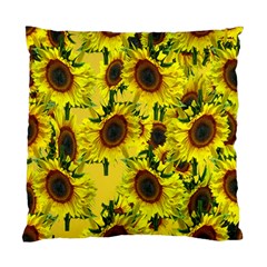 Sun Flower Pattern Background Standard Cushion Case (two Sides) by Celenk