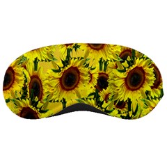 Sun Flower Pattern Background Sleeping Masks by Celenk