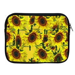 Sun Flower Pattern Background Apple Ipad 2/3/4 Zipper Cases by Celenk