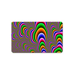 Fractal Background Pattern Color Magnet (name Card)