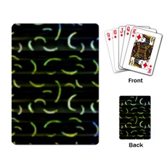 Abstract Dark Blur Texture Playing Card