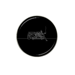 Arctic Monkeys Hat Clip Ball Marker by Valentinaart