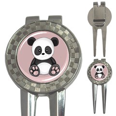 Cute Panda 3-in-1 Golf Divots by Valentinaart