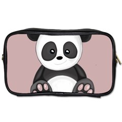 Cute Panda Toiletries Bags by Valentinaart