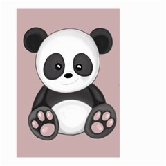 Cute Panda Small Garden Flag (two Sides) by Valentinaart