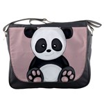 Cute Panda Messenger Bags Front