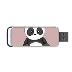 Cute Panda Portable Usb Flash (two Sides) by Valentinaart