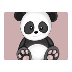 Cute Panda Double Sided Flano Blanket (mini)  by Valentinaart