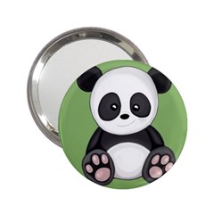 Cute Panda 2.25  Handbag Mirrors