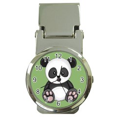 Cute Panda Money Clip Watches