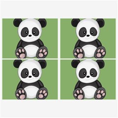 Cute Panda Belt Buckles by Valentinaart