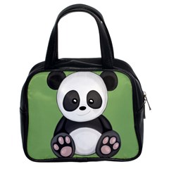 Cute Panda Classic Handbags (2 Sides)