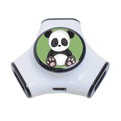 Cute Panda 3-Port USB Hub