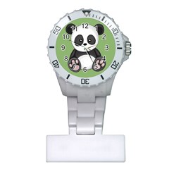 Cute Panda Plastic Nurses Watch