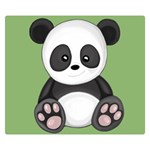 Cute Panda Double Sided Flano Blanket (Small)  50 x40  Blanket Front